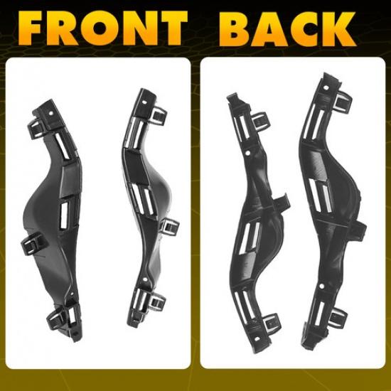 Bumper Bracket For 2008-2012 Ford Escape Set of 2 Front Left & Right Side I