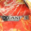 IOLANI 90s Old Leaf Pattern Short sleeve Aloha shirt S Orange series Men's Used