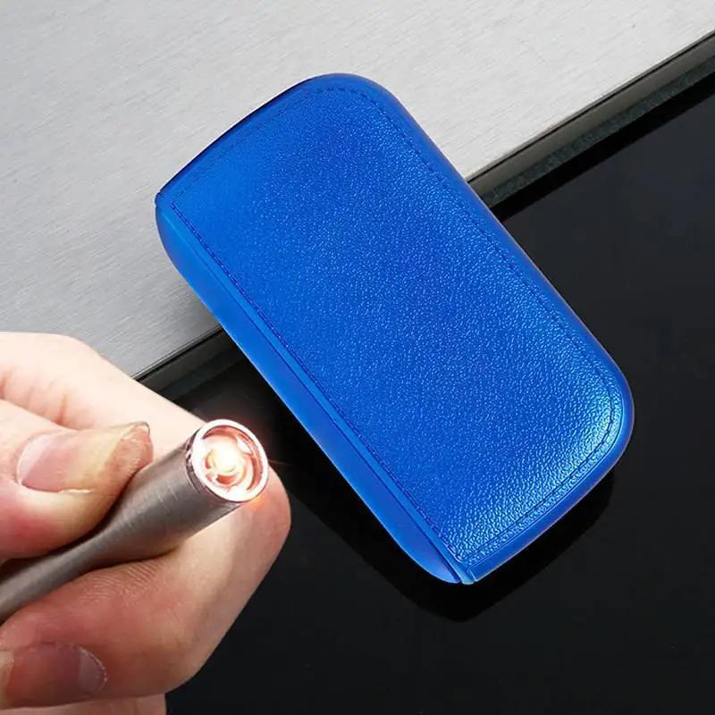 A faux leather lighter pack for men's exquisite gift pack, not including a lighter