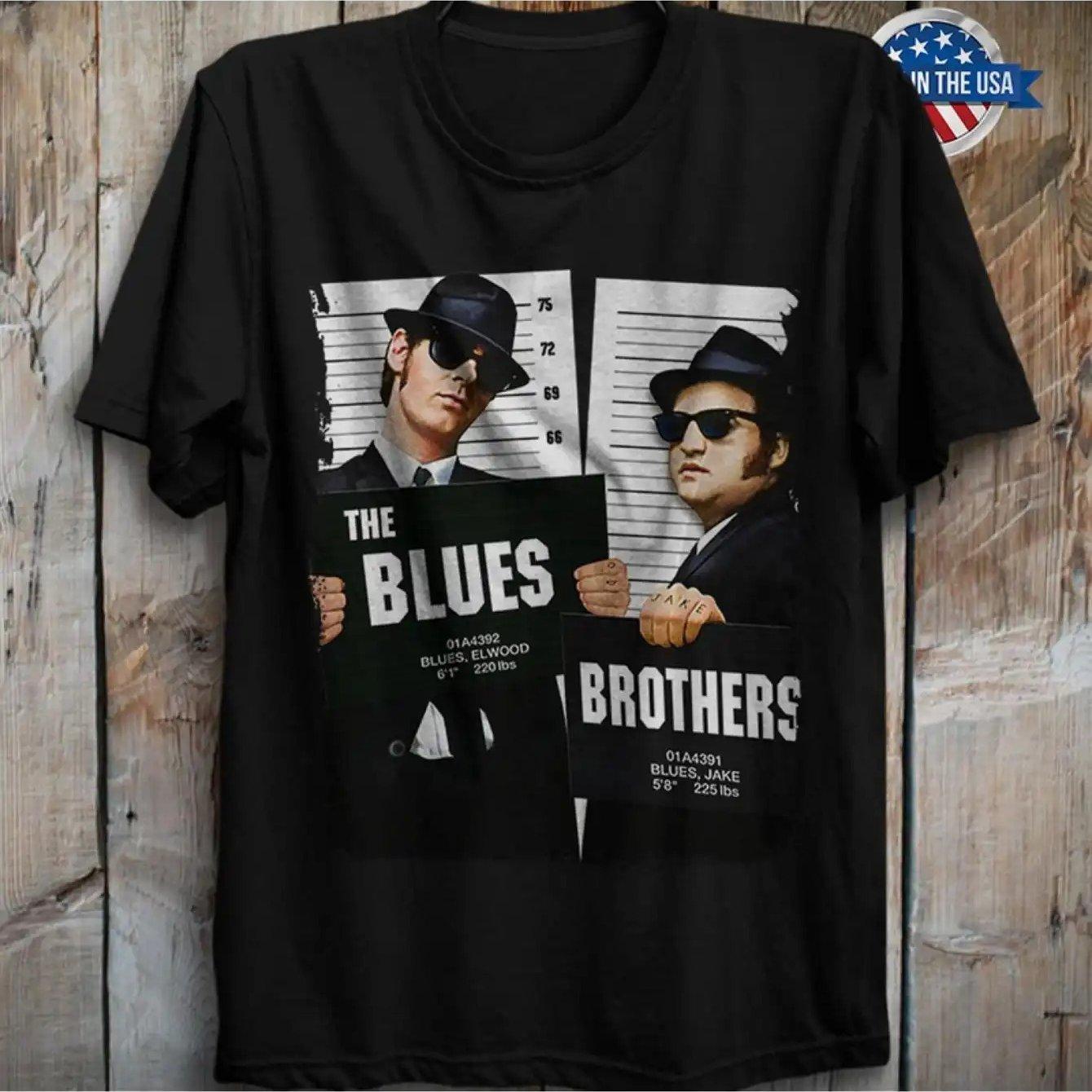 TShirt Featuring The Blues Brothers Jack and Elwood From The American Musical Comedy Film Ideal for Fans of Comedy Music Movies S