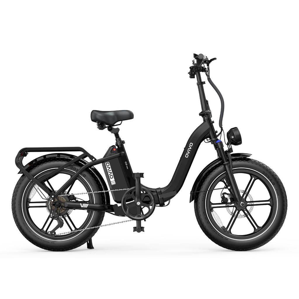 OVIVO C2PRO Elektrofahrrad 250W Motor 48V 18Ah/846Wh Akku Daumengas + Booster-Sensor, 20*4.0 Schneereifen