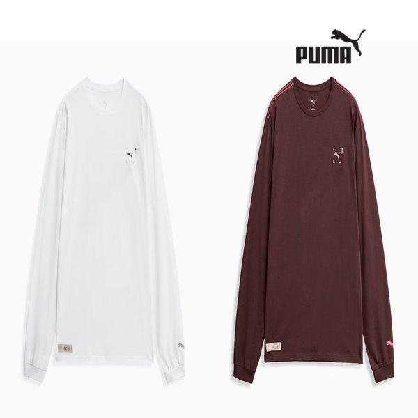 Puma Men S Long Sleeve FuncTional T ShirT 529766 01 02