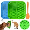 Silikonmatte für Hunde, Katzen, Slow-Food-Schalen mit Saugnapf, Silikon-Leckpad für Hunde, langsame Futterspender für Hunde, Leckerli-Ausgabe, Heimtierbedarf