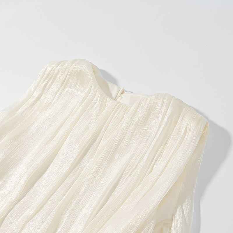 Kaslead New Women clothes Western Style Fashion Simple and Versatile Sleeveless Short Small Top