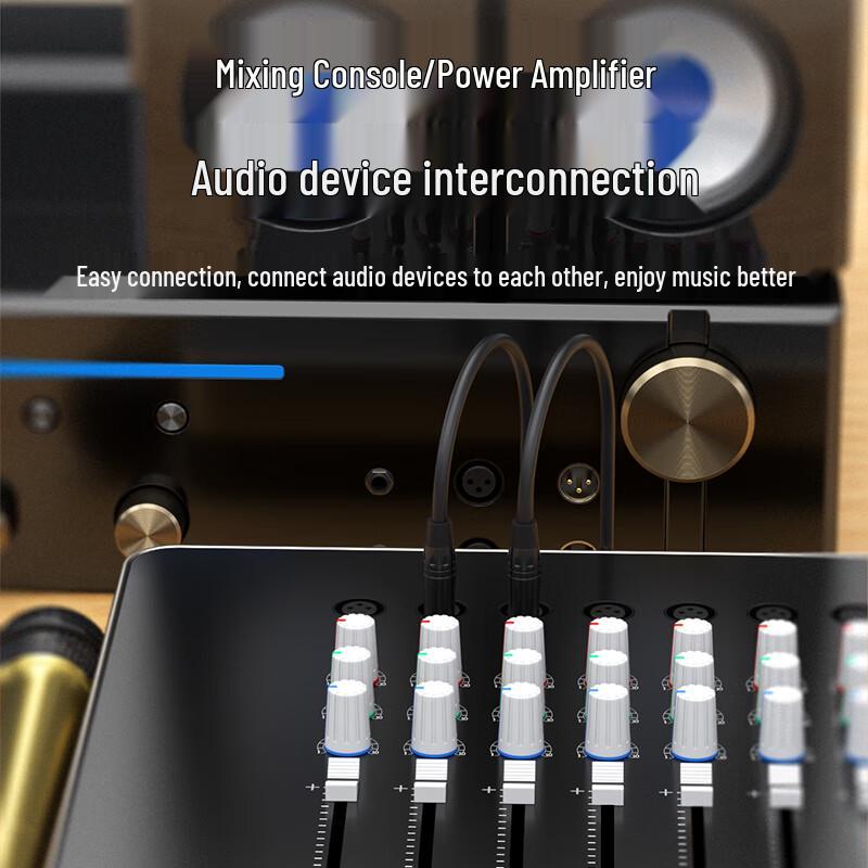G.C.X 3.5mm to Dual 6.35mm Stereo Audio Cable