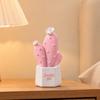 Soft Color Cactus Ornament Resin Figurines Home Ornament, Desktop Decor, Non-fading Figurine Geometric Planters for Office Decoration