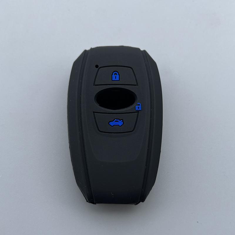 ZAD silicone rubber car key case cover shell for subaru Legacy impreza forester xv trezia BRZ wrx levorg outback 3 buttons key