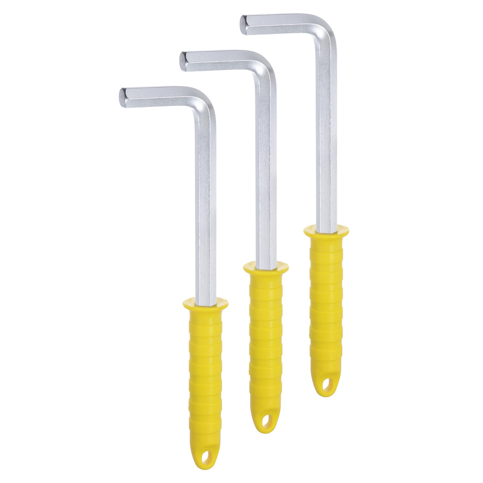

uxcell Hex Wrench Long Surface Easy to Apply for and Furniture DIY 3-Piece Set, L-Shaped, 12mm, Chrome-Plated Treatment, Force, Automotive, Engine,
