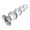 VaHppy Großer Glas-Analplug Backyard-Spielzeug 3/4/5 Kugeln SM BDSM Gay Analmasturbation Prostata-Massage Erwachsenenspiel Sexspielzeug