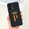 For Motorola Moto G35 5G Case G 35 Cover Cute Crown Letters Soft Silicone Back Cover For Moto G35 2024 Phone Case MotoG35 Fundas