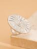 SHIXIN Creative Design Gold Color Large Flower Open Ring for Women Exaggerated Geometric Chunky Adjustable Ring New Year Jewelry