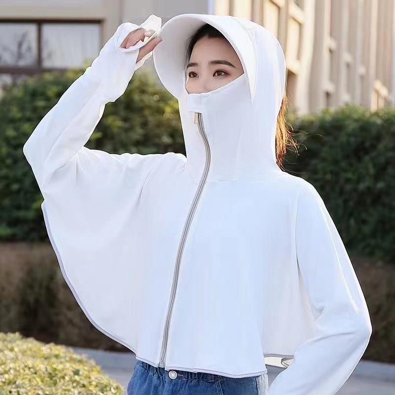 Women's Hooded UV Protection Cycling Jacket - Lightweight & Breathable