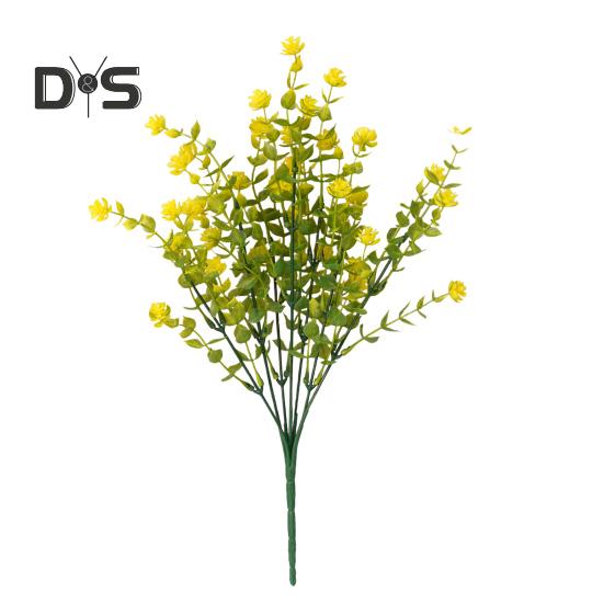 2 Piezas Flores Artificiales de Exterior Realistas Resistentes a los Rayos UV Plantas Falsas Flores Falsas con Tallos Flexibles para Colgar en Macetero Porche Hogar Decoración de Boda