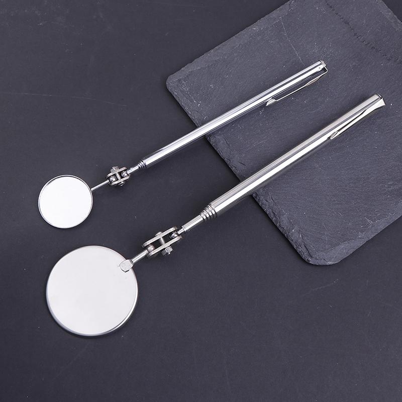 Portable 30/50MM Car Angle Observation Pen Car Telescopic Detection Lens Inspection Round Mirrorcar Inspection Mirror