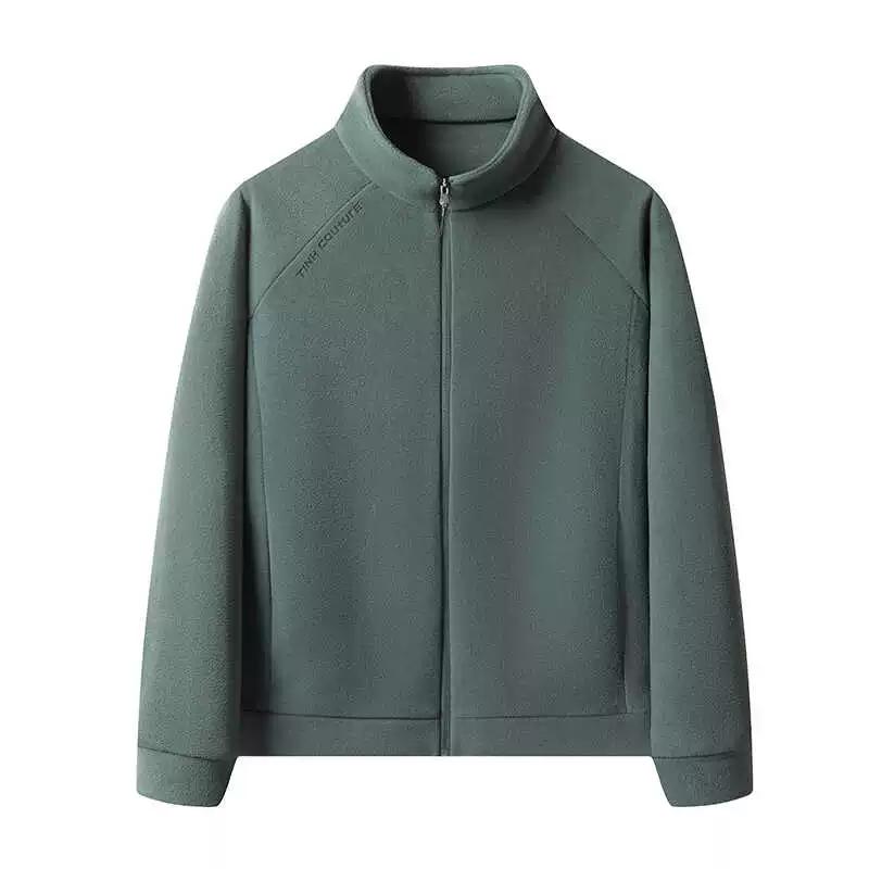 

Spring Men Fleece Jacket Men Tactical Casual Jacket Coat Men Autumn Outdoors Windproof Warm Jacket Outwear Climbing Jackets Male XL зелений