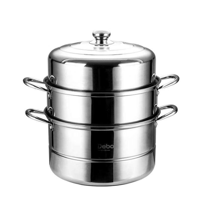 

Debo Born Stainless Steel 3-Layer Steamer & Soup Pot