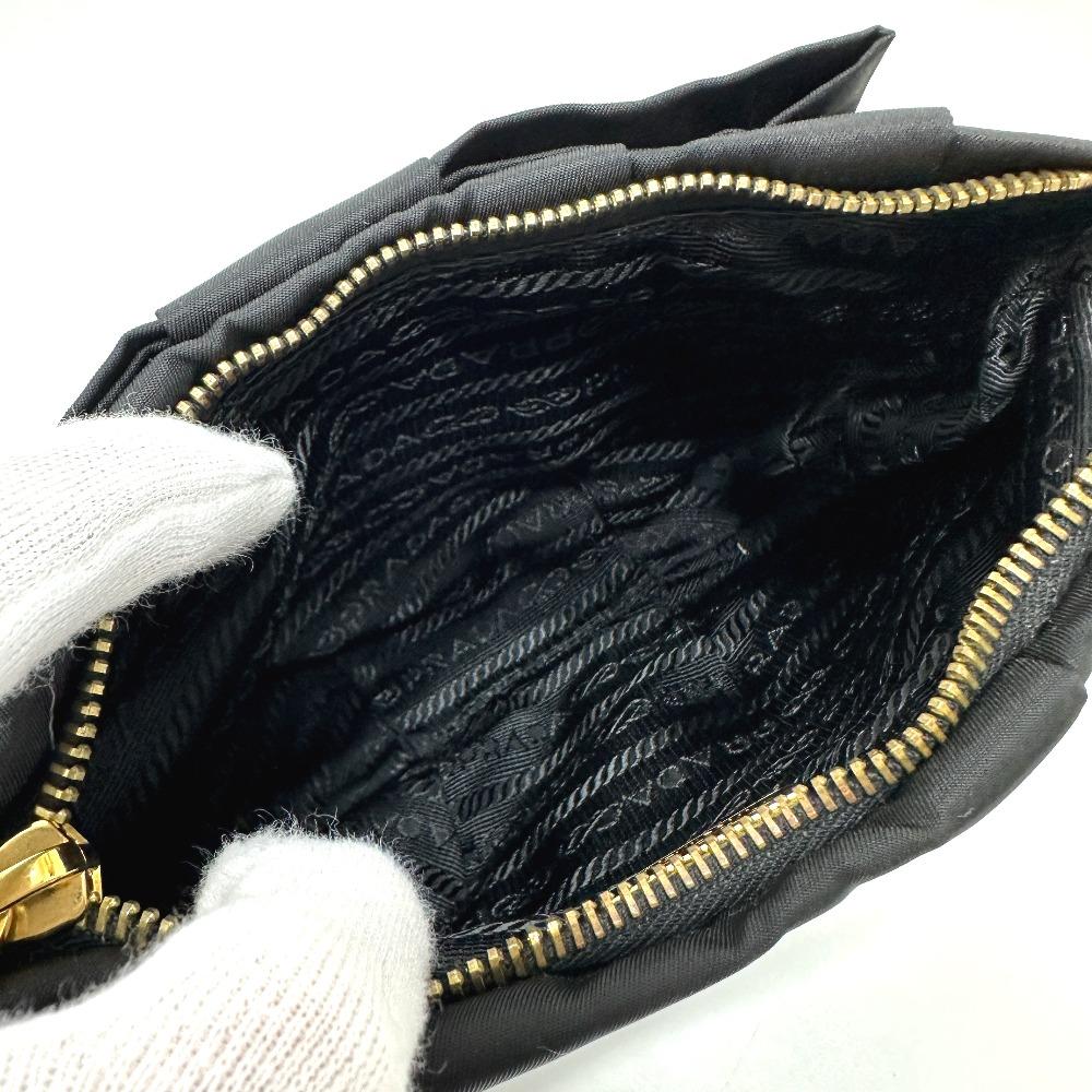 PRADA 1N1422 Logo ribbon with Strap Small items Multi-purpose Accessory pouch