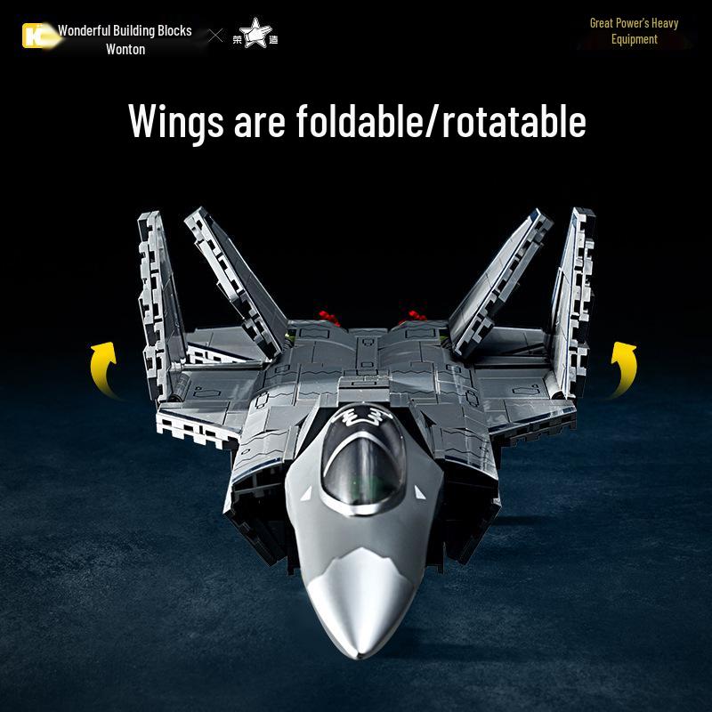 Enlighten J-35 Carrier Fighter Model Building Blocks Toy