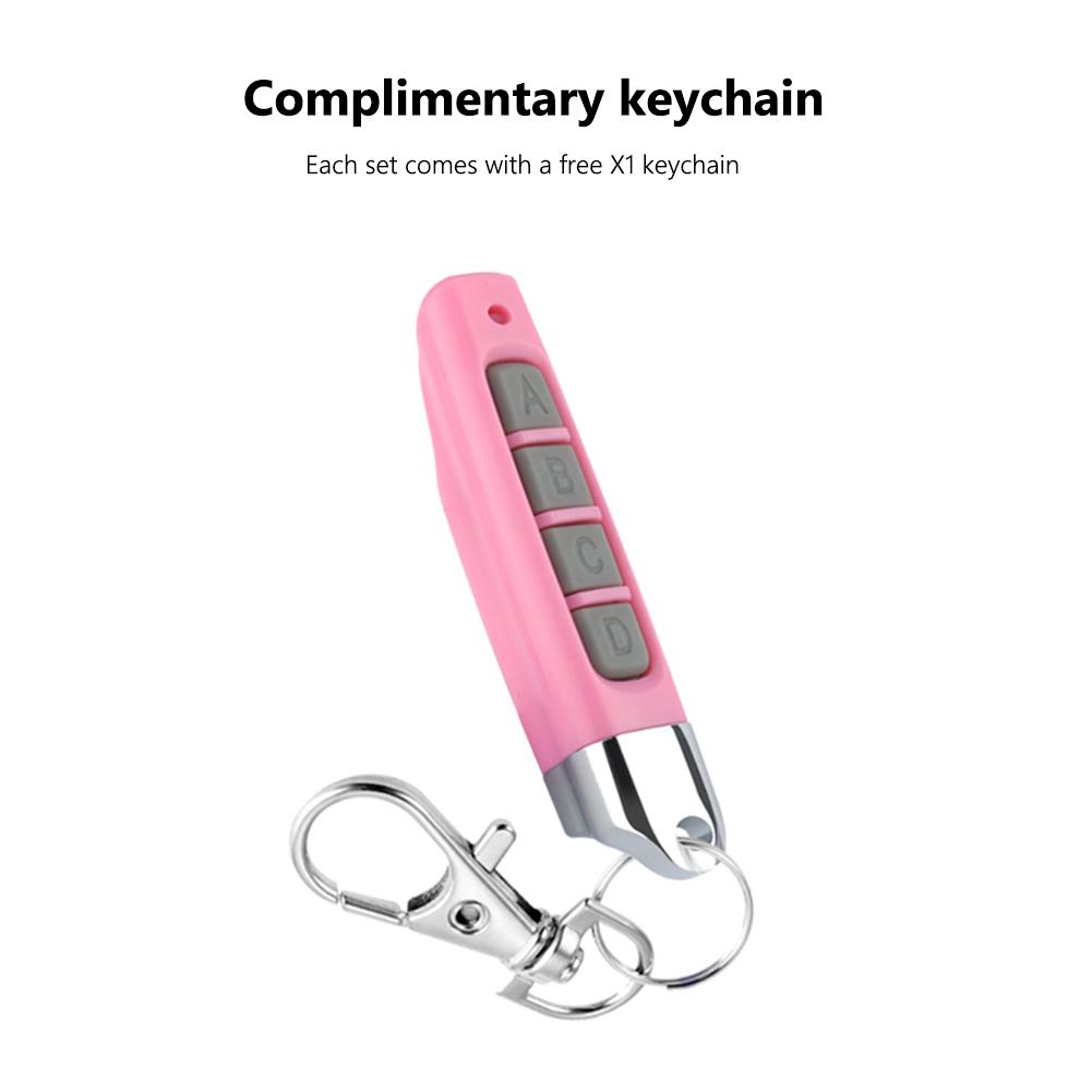 433MHz Cloning Code Plastic 4 Keys Clone Duplicator Battery Powered Remote Control Learning Copy Multifunctional for Garage Gate
