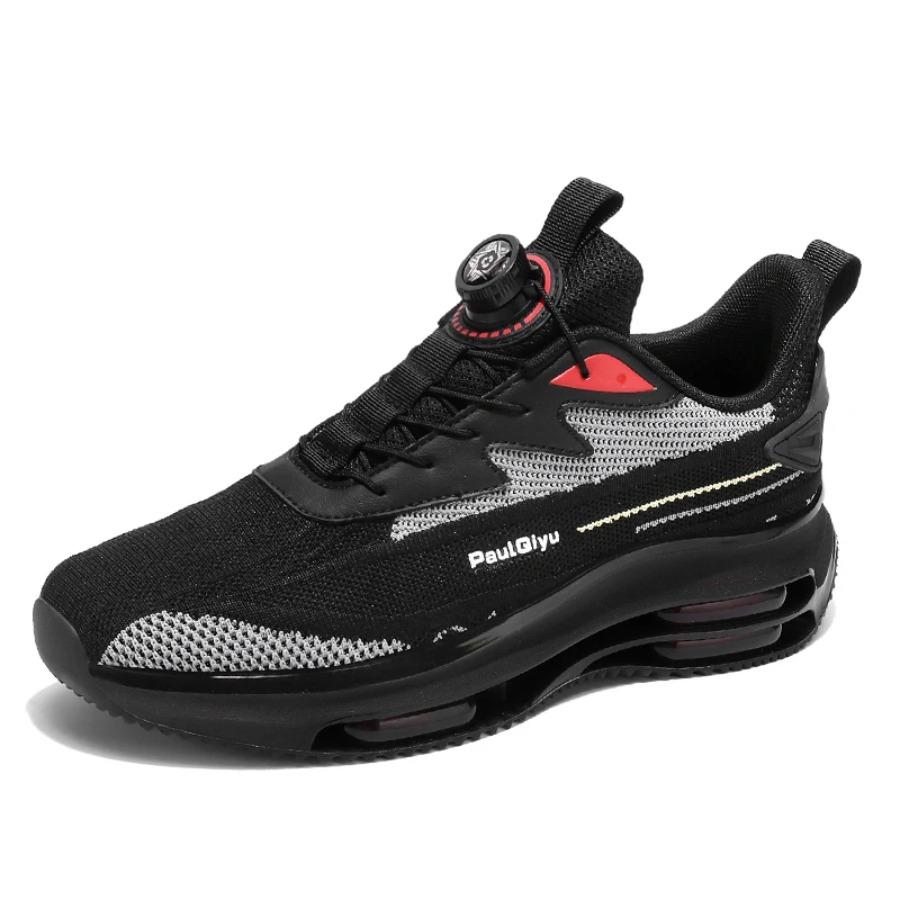 

2025 Men s casual sports shoes, anti-slip, breathable and comfortable, large-sized loafers vulcanized running men s shoes 39-47 44 чёрный