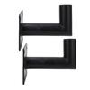 2Pcs 90 Degree Wall Mount Bracket Alloy Steel L Shaped Bracket for Outdoor Flood Lights