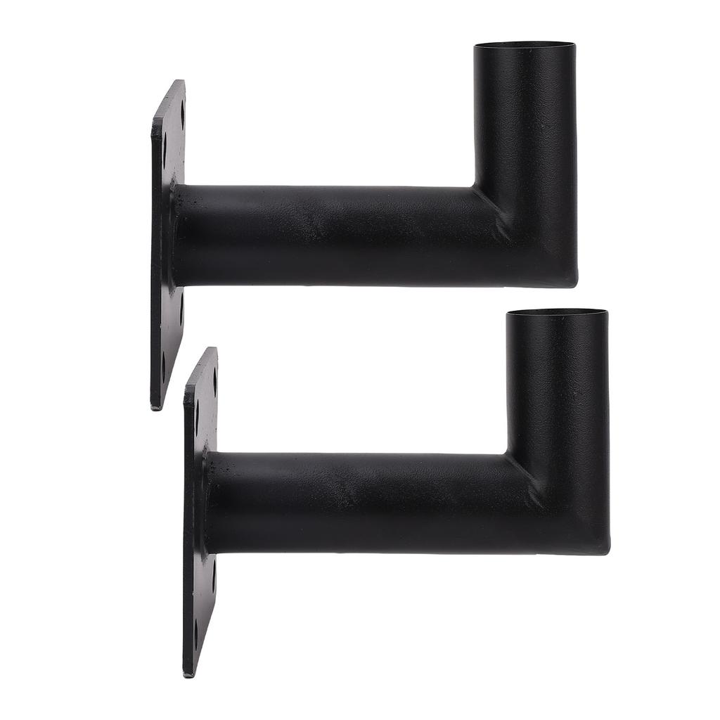 2Pcs 90 Degree Wall Mount Bracket Alloy Steel L Shaped Bracket for Outdoor Flood Lights