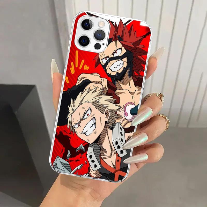 My Hero MHA Bakugou Katsuki Phone Case for Iphone 16 15 14 13 12 Mini 11 Pro Max 16E X XS XR 7 Plus 8 SE 2020 Soft Funda Print S