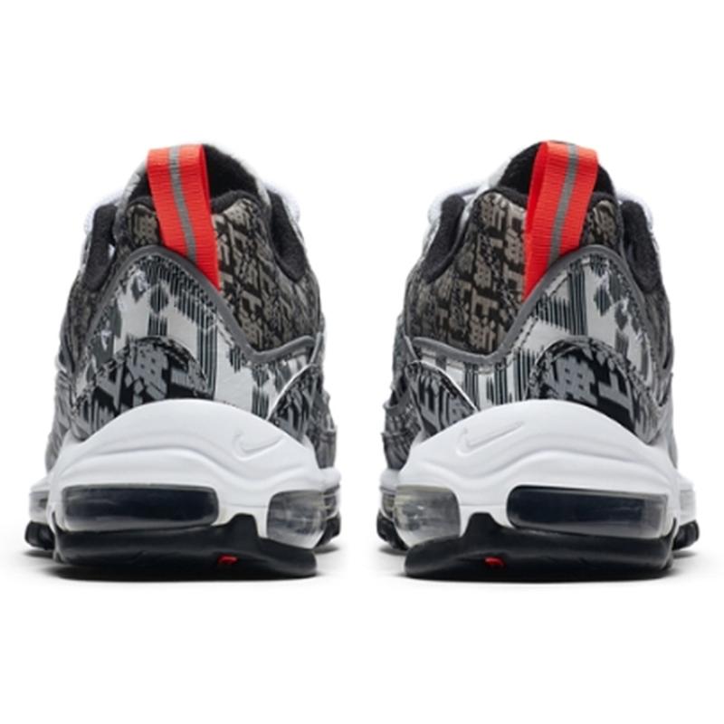 Nike Air Max 98 Shanghai Marathon China Exclusive 'Black White Grey' Women's Sneakers Casual Shoes BV6956-106