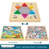 Multi-Board Game Set: Go-Moku, Checkers, Chinese Checkers, Chess, Animal Chess, Army Chess – Parent-Child Educational Toy