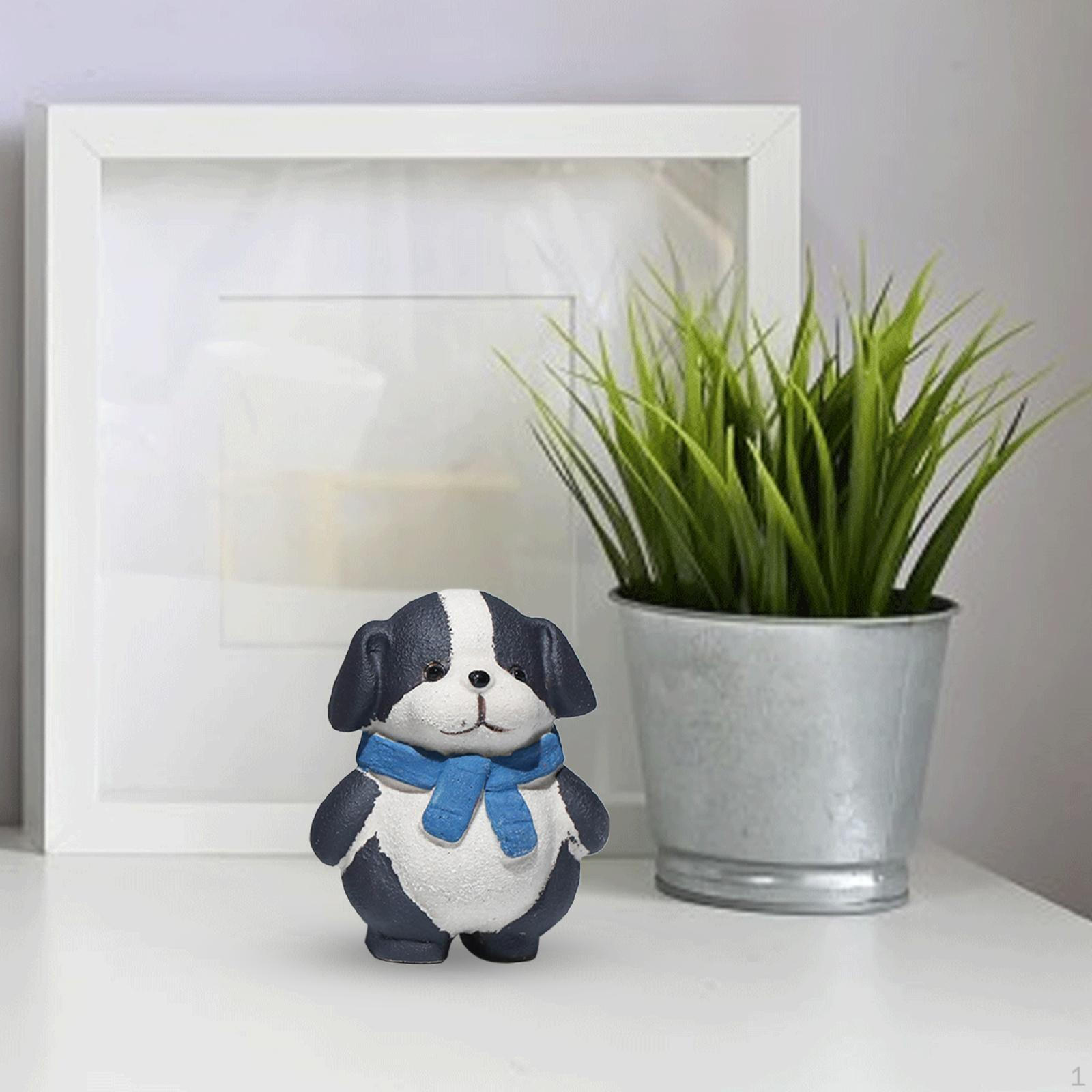 

Очаровательная мини-скульптура собаки для домашнего декора синий