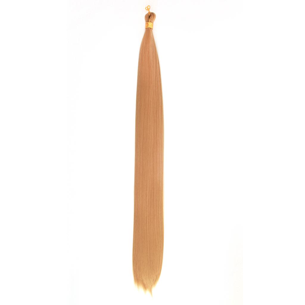 Long Straight Bulk Hair Synthetic 22 Inch Bone Straight Braiding Hair Crochet Braids for Black Woman