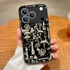 Floral Pattern Case For iPhone 17 Pro Max Case iPhone 16 Pro Max 15 14 13 16E 17E Magnetic For Magsafe Hybrid Matte Cover