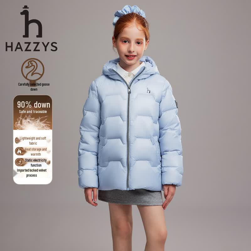HAZZYS Kinder Daunen Kapuzenjacke