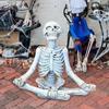 Halloween schelet statuie figurină model decor pentru intrare în aer liber