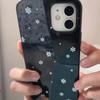 Snowflake Bow Phone Case for iPhone 15/14 Pro Max, 13, 12, 11 Pro, XR/XS/8 Plus