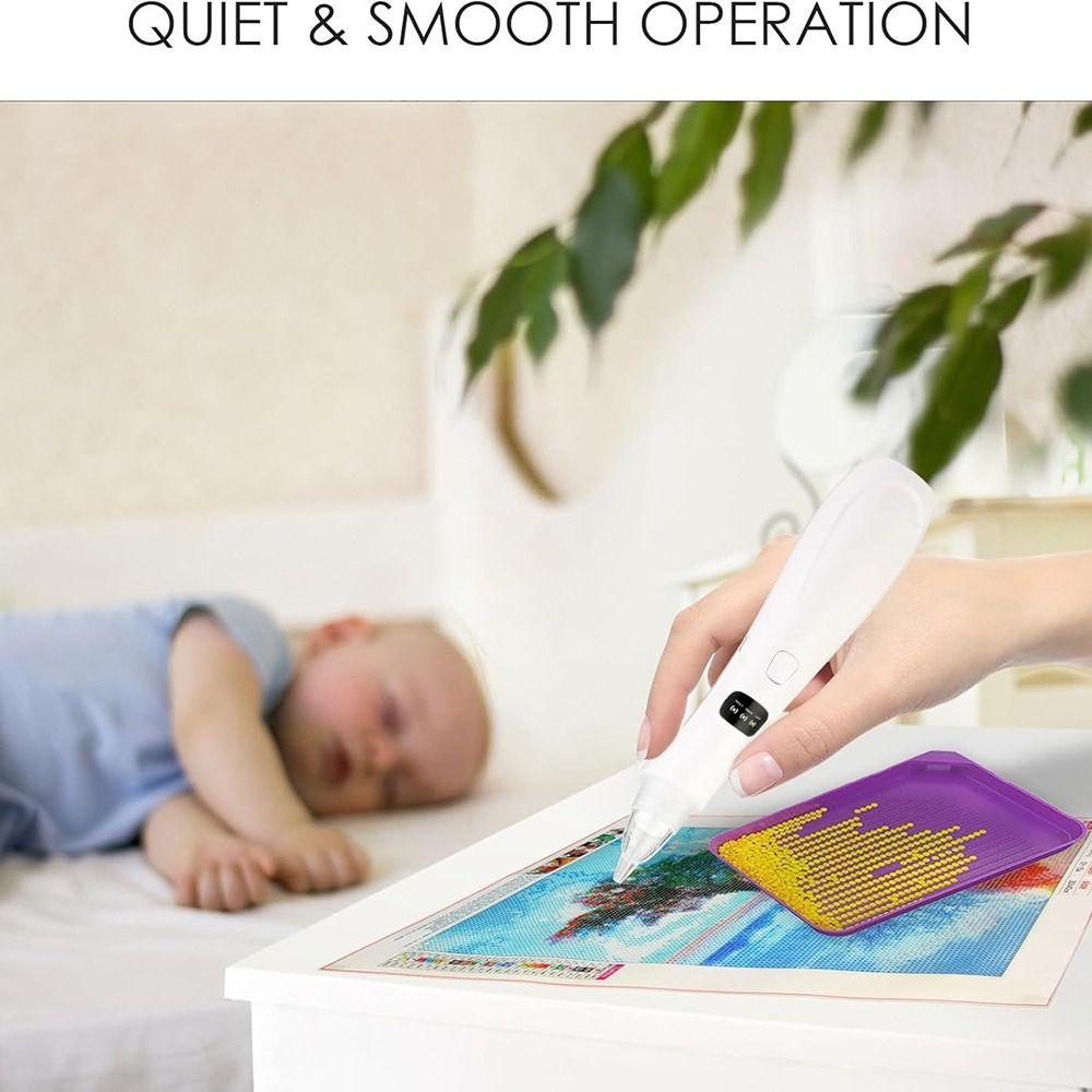 Pix Electric pentru Pictură cu Diamante, Broderie, ABS, Instrument de Aspirație Diamante pentru Nail Art