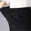Women's Summer Thin Casual Pants Plus Size 7XL Ice Silk Trousers   Mother Pants   Straight Pants Loose Stretch