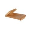 Stainless Steel Oyster Shucking Knife Non Slip Handle Wooden Holding Base For Home Kitchen Seafood Cooking Restaurant Use