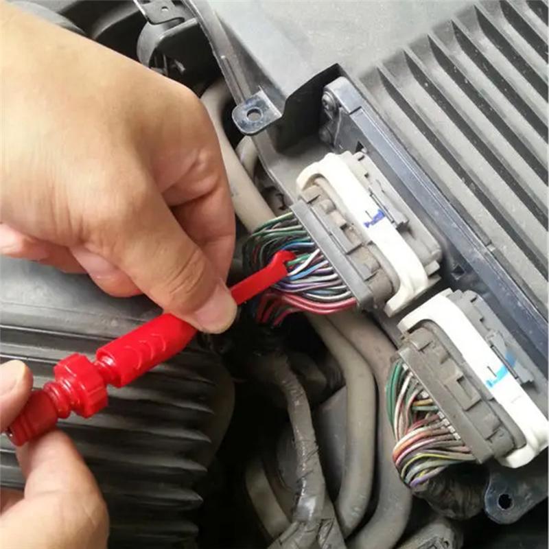 ABAG Cable Clips Piercing Test Clip 4Mm Banana Seat Heavy-Duty Insulation Piercing Probe Automotive Test Clip With Back Probe