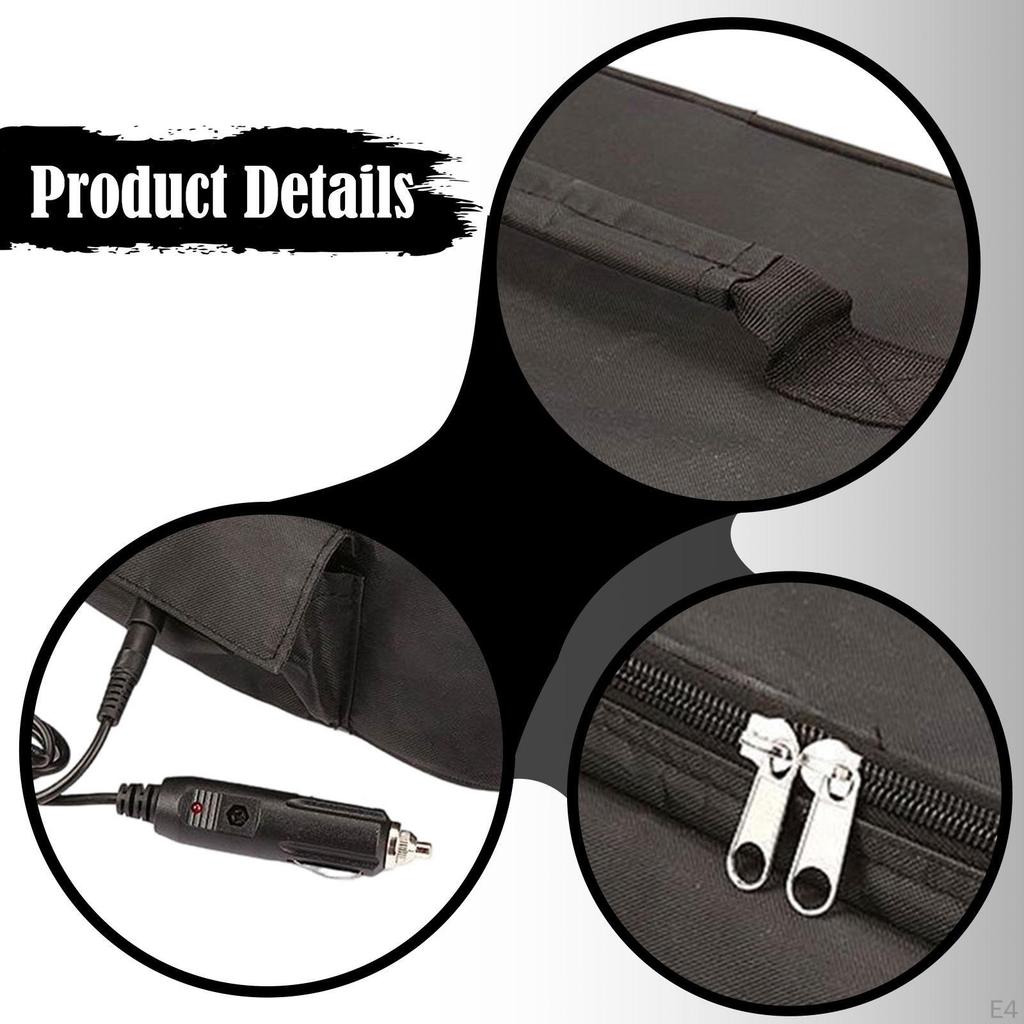 Electric USB Heated Lunch Box Heater Tote Reusable Waterproof,Food Insulation Bag,Food Warmer