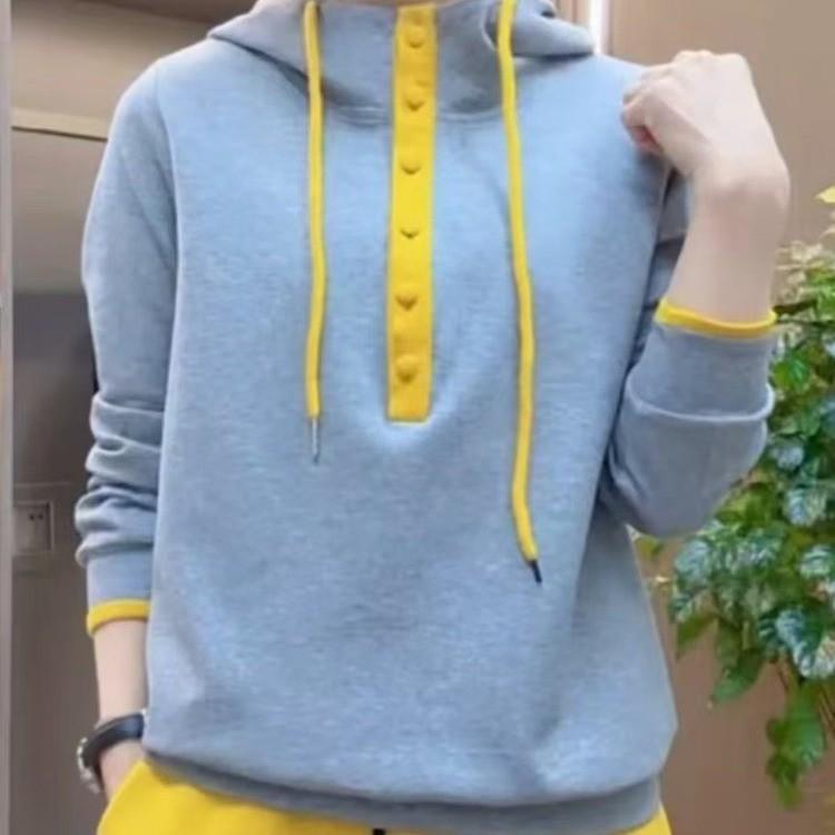 

Женская универсальная модная толстовка-куртка на молнии до середины 2025 года 5XL (145-155 kg recommended) серый