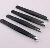 4 Eyebrow Tweezers Set Stainless Steel Eyebrow Clip Stickers Double Eyelid Stickers Tweezers