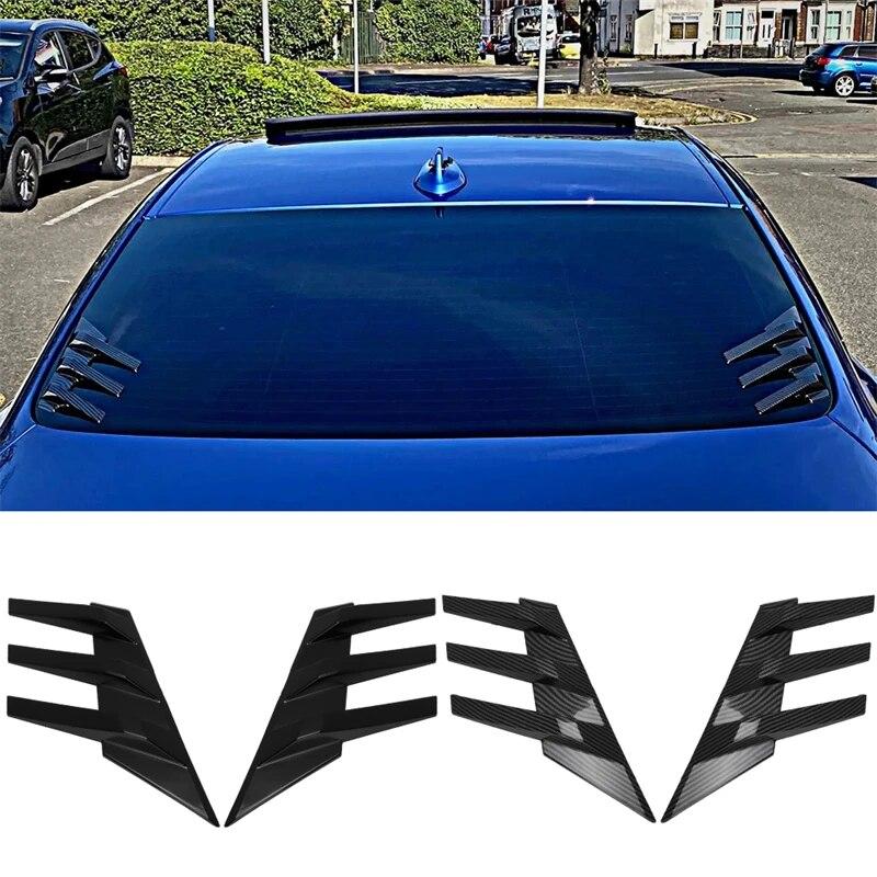 Rear Windshield Side Spoiler For CHANGAN UNI-V Window Louvers Exterior Decorative Rear Wing Carbon Paint Accessories
