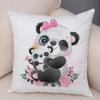 Cartoon Chinese Panda Decorative Pillowcase Car Ornaments Office Living Room Sofa Home Pillowcase
