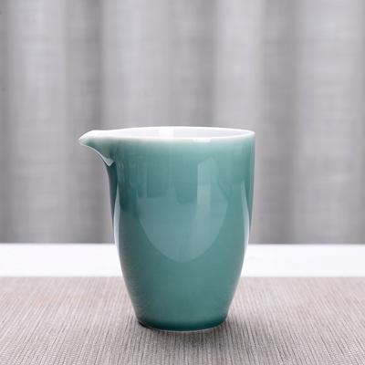 Dehua White Jade Porcelain Ceramic Fair Cup Household Kung Fu Tea Set Large Tea Sea Single Tea Ceremony Accessory