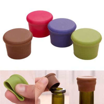 1 Pc Wine Bottle Stopper Silicone Bar Tool Preservation Beer Plug Cap Stoppers AVE