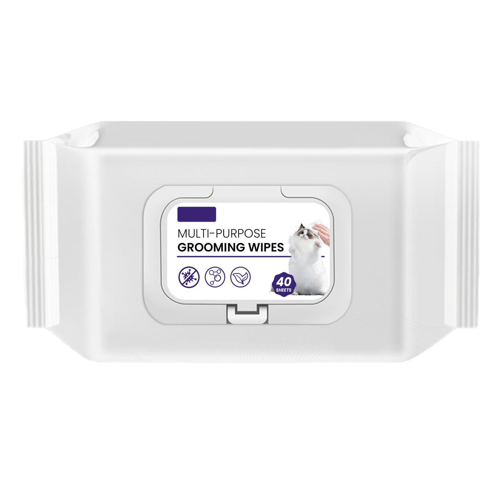 

Влажные салфетки для чистки домашних животных - влажные салфетки для чистки тряпки Одноразовые нетканые чистящие влажные салфетки Чистящие средства 5 мл One Size