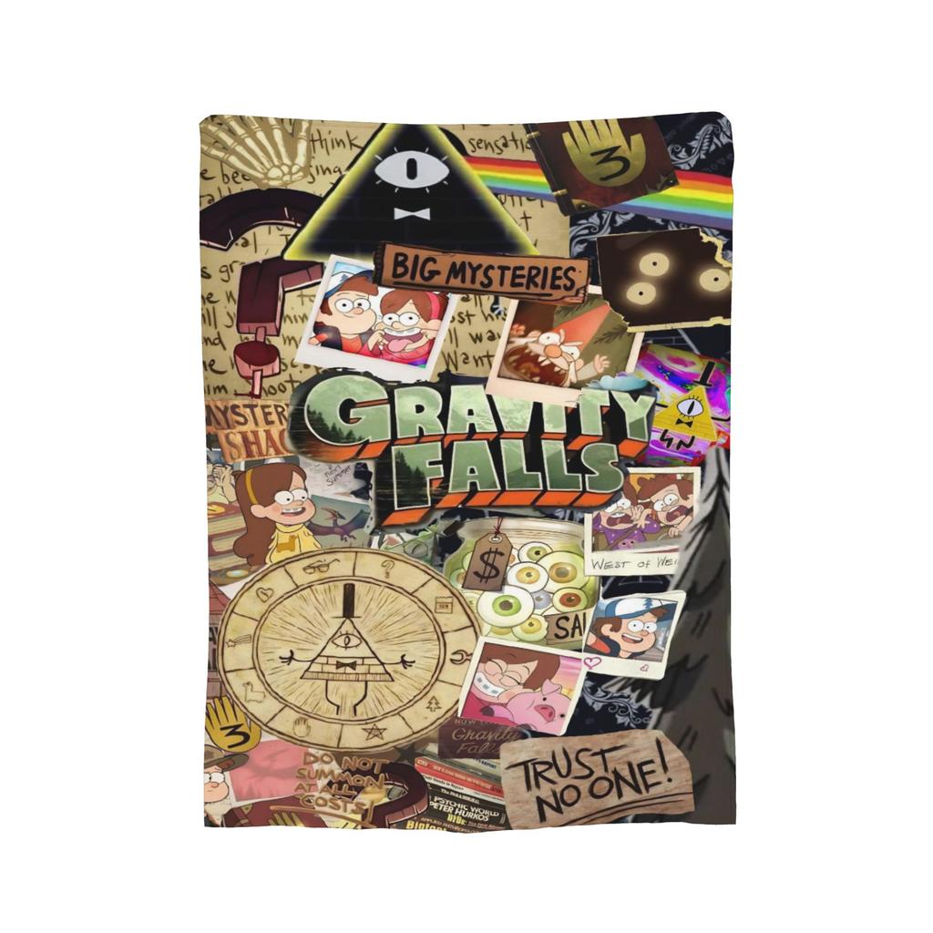 Gravitys Falls Bill Cipher Blanket Flannel  Super Warm Throw Blankets for Bedding Couch Bedroom Quilt