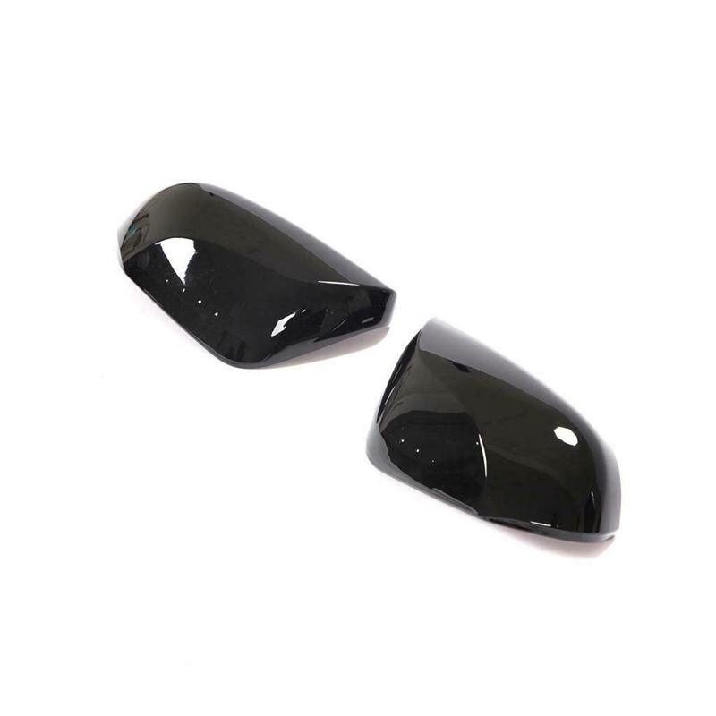 New Gloss Black Car Side Door Mirror Covers ABS Carbon Rearview Accessories Trim For Toyota Camry 2018