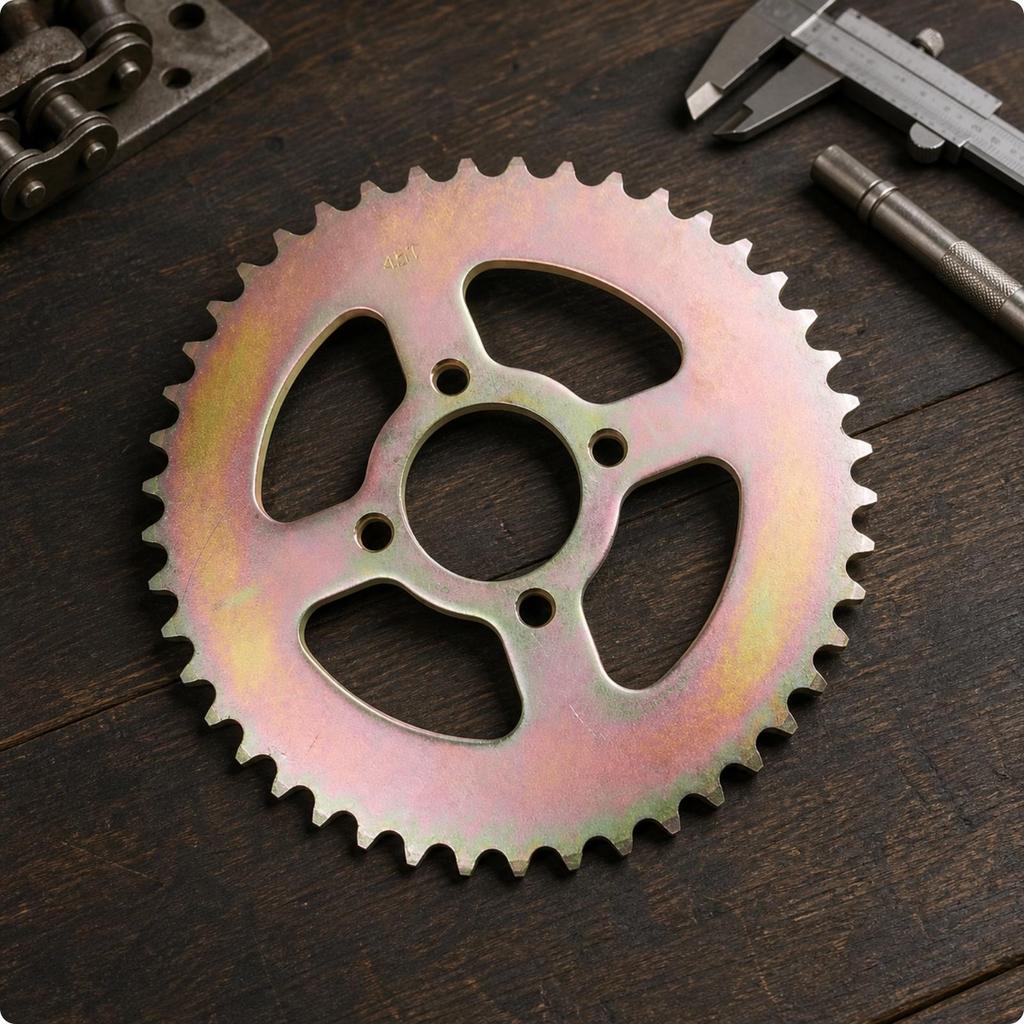 Metal Chain Sprocket | Replacement, Heavy Duty, with Bolt Holes, for go kart 42840t